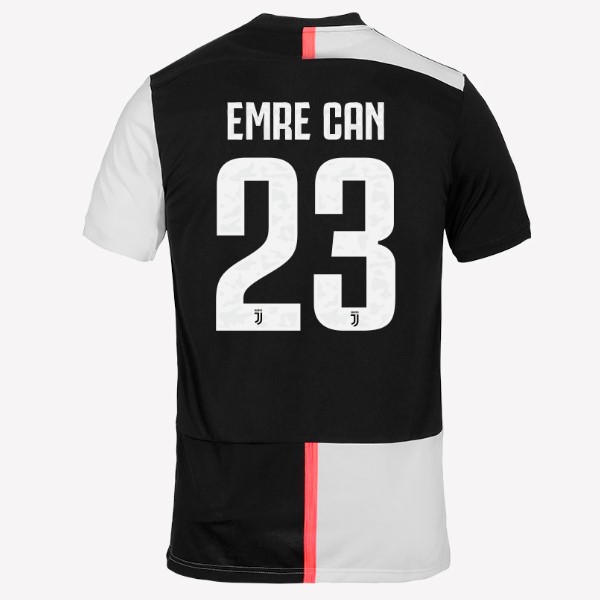Camiseta Juventus NO.23 Emre Can 1ª Kit 2019 2020 Blanco Negro